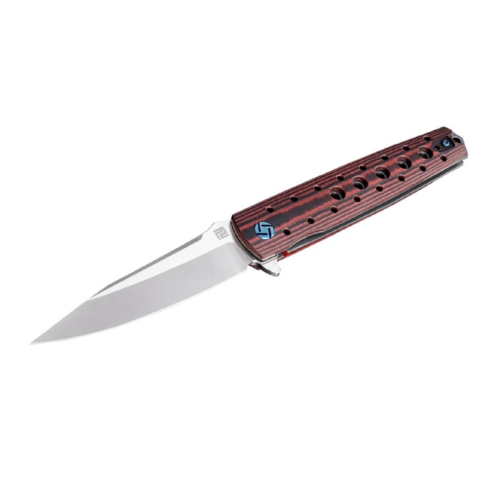 Artisan Virgina Folder 3.94 in D2 Blade Brown G10 Handle