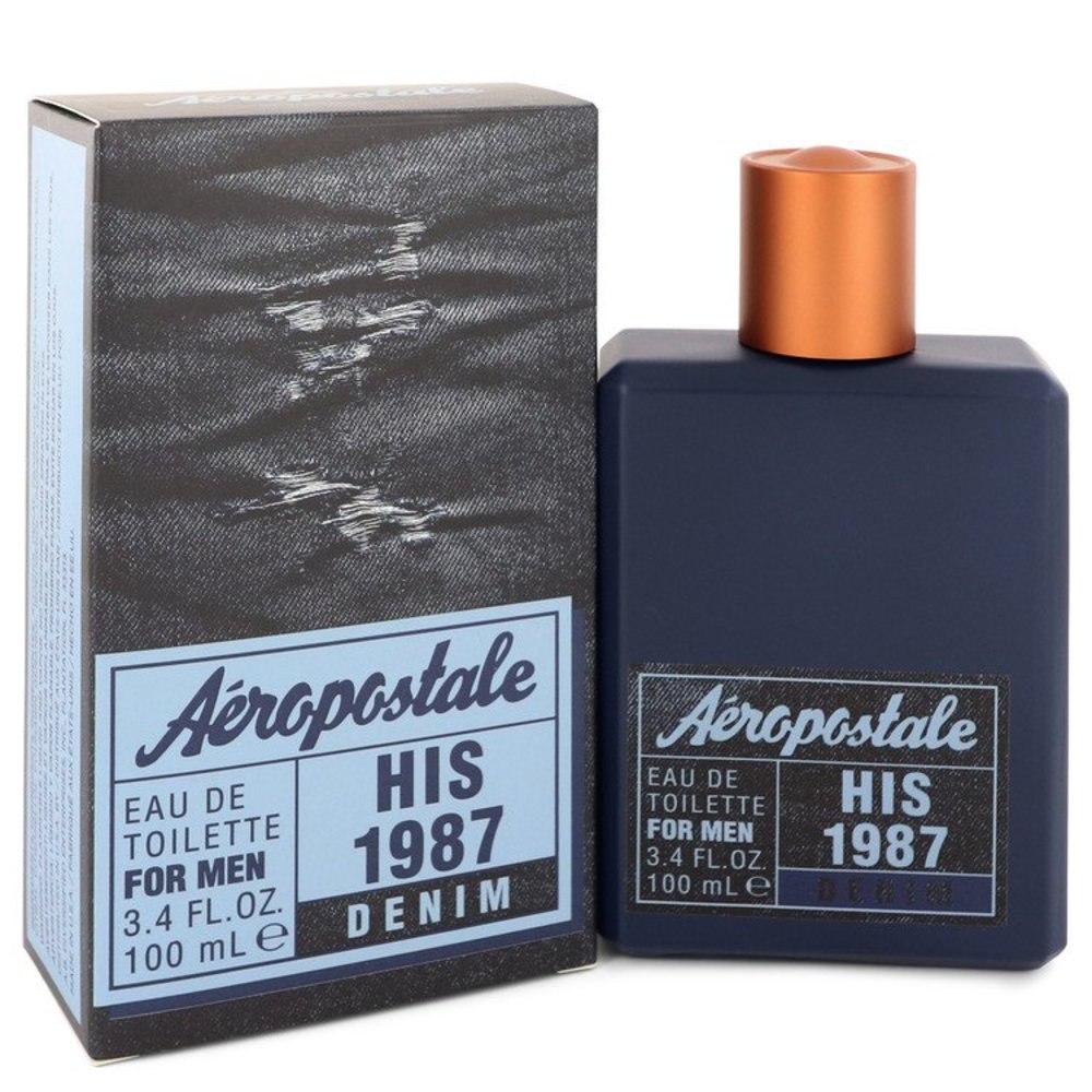 Aeropostale His 1987 Denim By Aeropostale Eau De Toilette Spray 3.4 Oz For Men