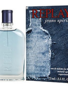 Replay Jeans Spirit Edt Spray 2.5 Oz For Men