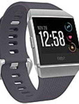 Fitbit Ionic Watch - Wrist - Optical Heart Rate Sensor, Accelerometer, Gyro Sensor, Altimeter, Ambient Light Sensor - Sleep Monitor, Music Player, Text Messaging, Calendar, Clock Display, Alarm - Heart Rate, Steps Taken, Distance Traveled, Calories Burned