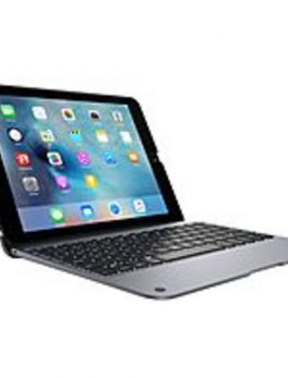 Incipio ClamCase+ Keyboard/Cover Case Apple iPad Pro Tablet - Space Gray - Polycarbonate, Aluminum