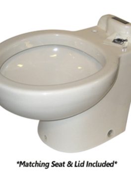 Raritan Marine Elegance - Household Style - White - Freshwater Solenoid - Heavy-Duty Push Button Switch - 12v