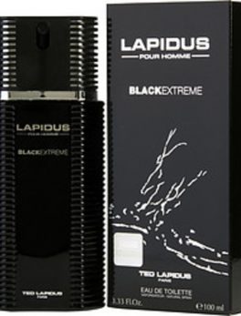 Lapidus Pour Homme Black Extreme Edt Spray 3.3 Oz For Men