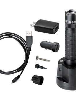 MAGLITE TRM1RA4 671-Lumen LED MAGTAC Rechargeable Flashlight (Crowned Bezel)