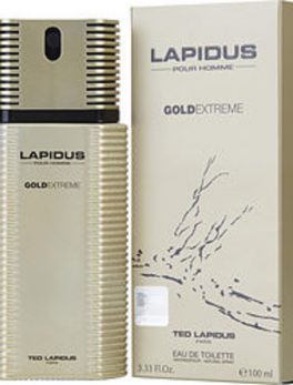 Lapidus Pour Homme Gold Extreme Edt Spray 3.3 Oz For Men