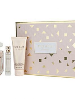 Elie Saab Le Parfum Rose Couture Edt Spray 3 Oz and Body Lotion 2.5 Oz and Edt .33 Oz Mini For Women
