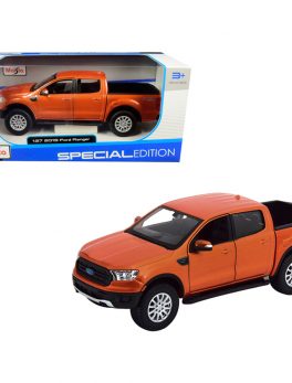 2019 Ford Ranger FX4 Off Road Pickup Truck Copper Orange Metallic 1/27 Diecast Model Car by Maisto 31521or