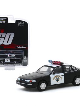 1992 Ford Crown Victoria Police Interceptor CHP (California Highway Patrol) Gone in 60 Seconds (2000) Movie Hollywood Series Release 27 1/64 Diecast Model Car by Greenlight 44870E