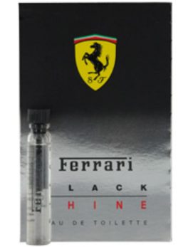 Ferrari Black Shine Edt Vial On Card For Men