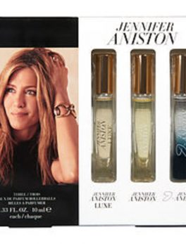 Jennifer Aniston Variety 3 Piece Set With Jennifer Aniston and J By Jennifer Aniston and Jennifer Aniston Luxe And All Are Eau De Parfum Rollerball .33 Oz For Women