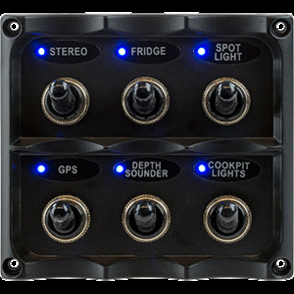 Sea-Dog Water Resistant Toggle Switch Panel