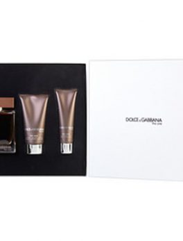 The One Edt Spray 3.3 Oz and Aftershave Balm 2.5 Oz and Shower Gel 1.6 Oz For Men