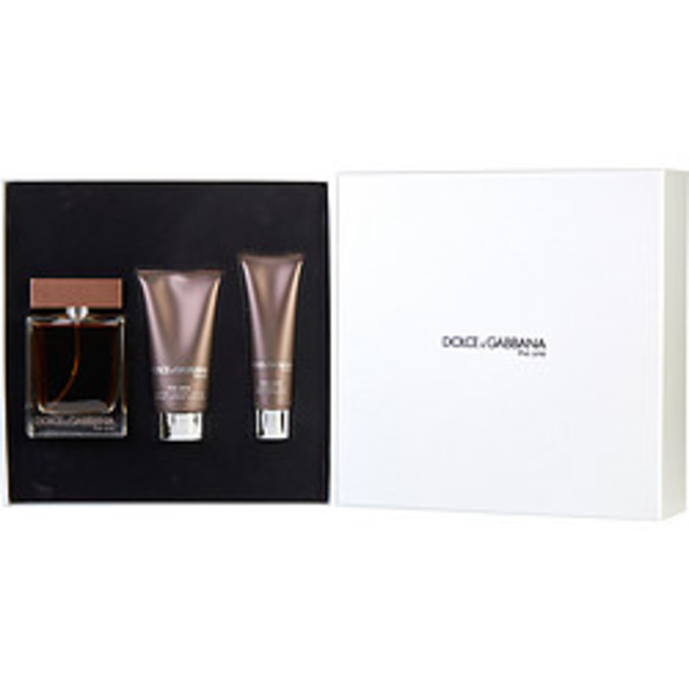 The One Edt Spray 3.3 Oz and Aftershave Balm 2.5 Oz and Shower Gel 1.6 Oz For Men