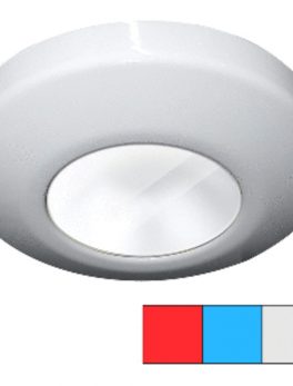 i2Systems Profile P1120 Tri-Light Surface Light - Red, Cool White and amp; Blue - White Finish