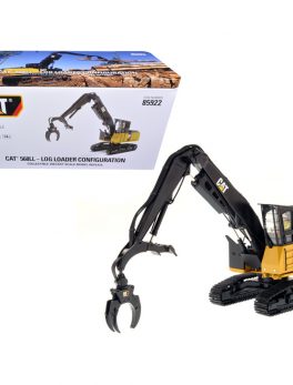 CAT Caterpillar 568 LL Log Loader with Operator High Line Series 1/50 Diecast Model by Diecast Masters 85922