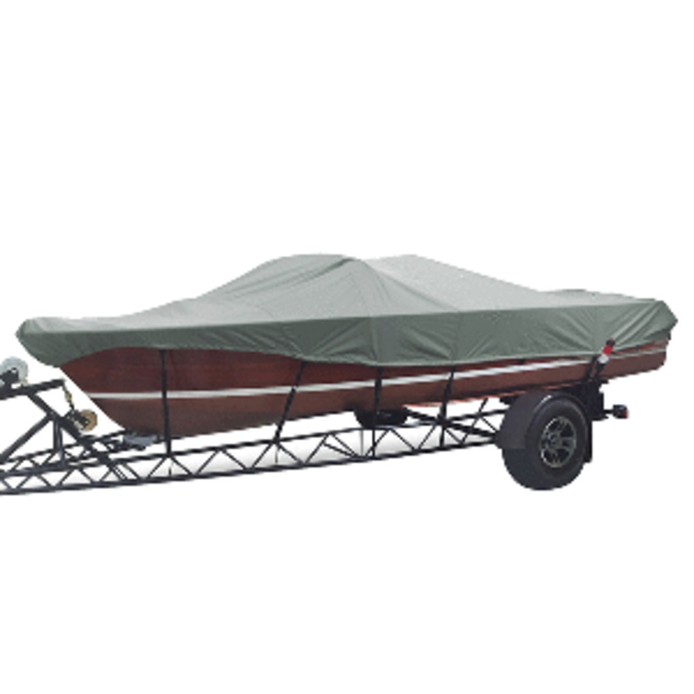 Carver Performance Poly-Guard Styled-to-Fit Boat Cover f/19.5 and #39; Tournament Ski Boats - Grey