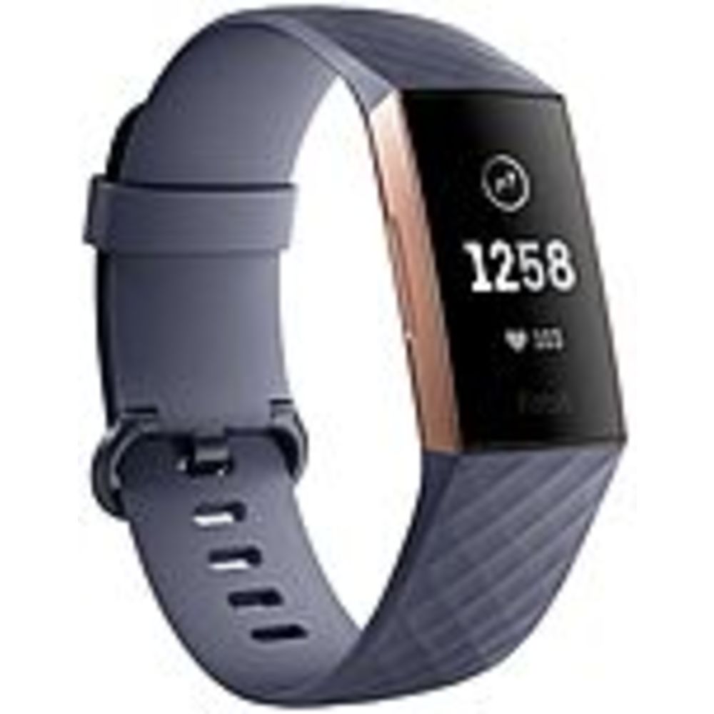 Fitbit Charge 3 Advanced Fitness Tracker - Wrist - Accelerometer, Altimeter, Optical Heart Rate Sensor, Pulse Oximeter Sensor - Calendar, Clock Display, Text Messaging, Push Notification - Sleep Quality, Calories Burned, Pace, Heart Rate, Steps Taken, Dis