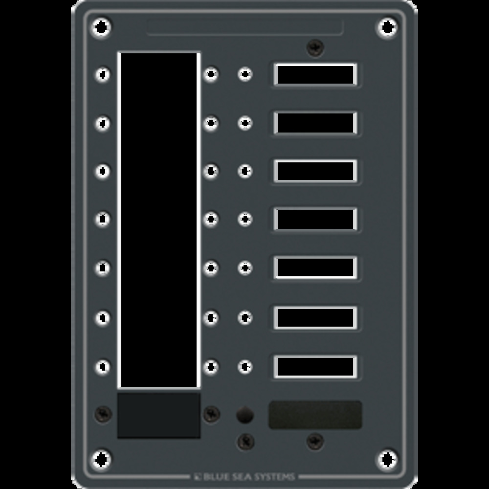 Blue Sea 8087 8 Position DC C-Series Panel - Blank