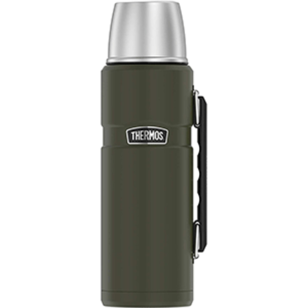 Thermos King Beverage Bottle 40oz - Stainless Steel/Matte Army Green