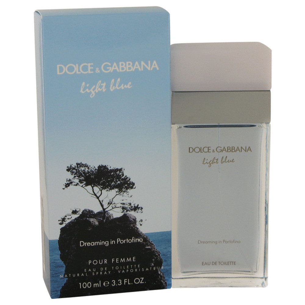 Light Blue Dreaming In Portofino By Dolce and Gabbana Eau De Toilette Spray 3.3 Oz For Women