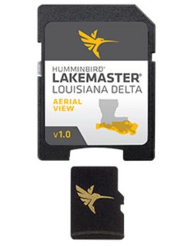 Humminbird LakeMaster Aerial Satellite View - Louisiana Delta