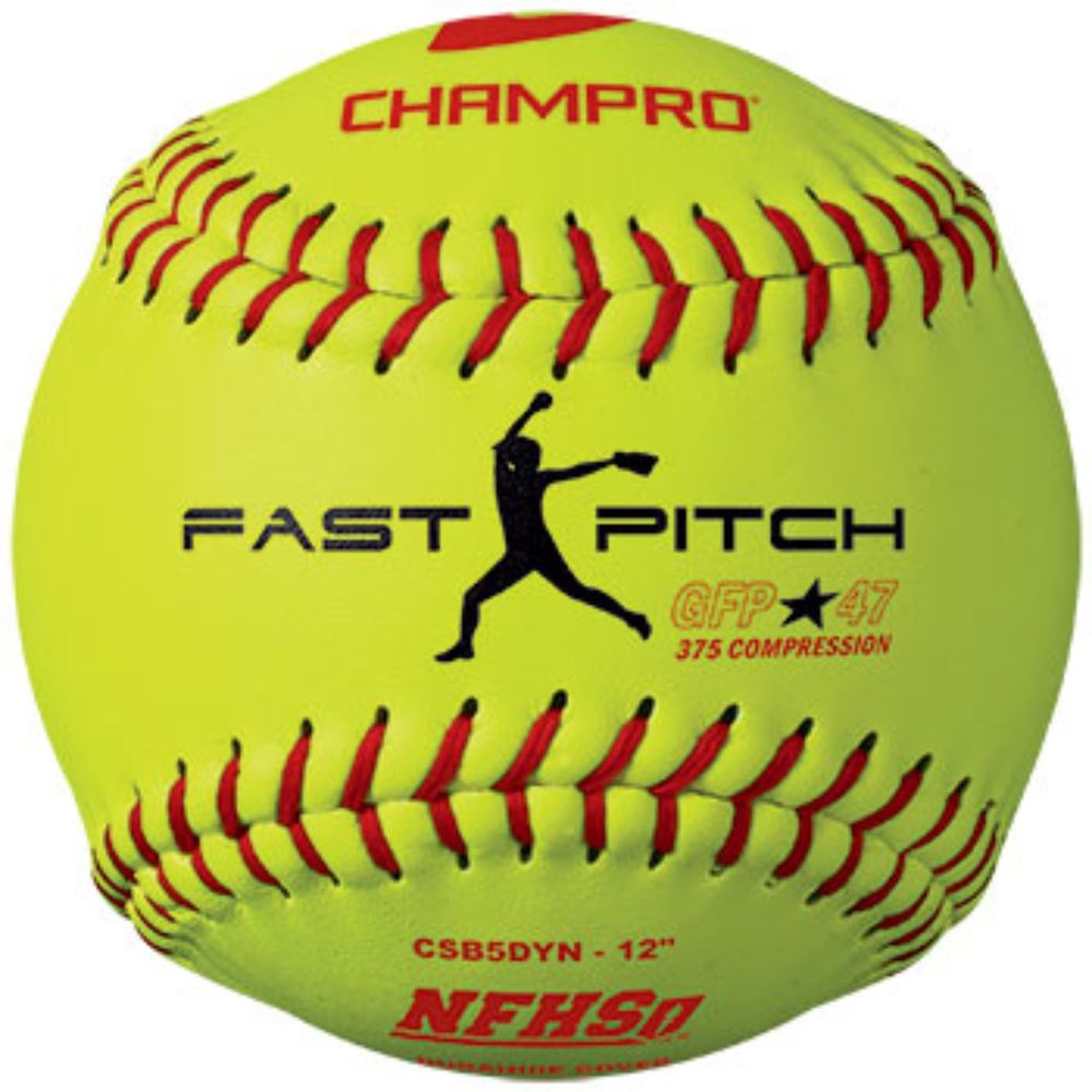 Champro NFHS 12 in Fast Pitch Durahide Cover Softball Dozen