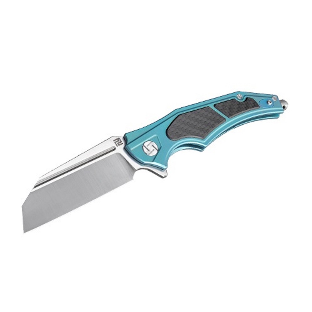 Artisan Apache Nomad Folder 3.82in M390 Blade Green Titanium