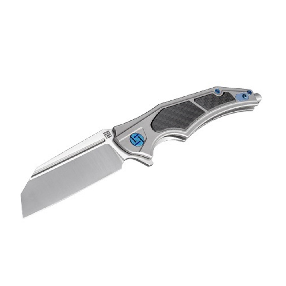 Artisan Apache Nomad Folder 3.82in S35VN Blade Gray Titanium