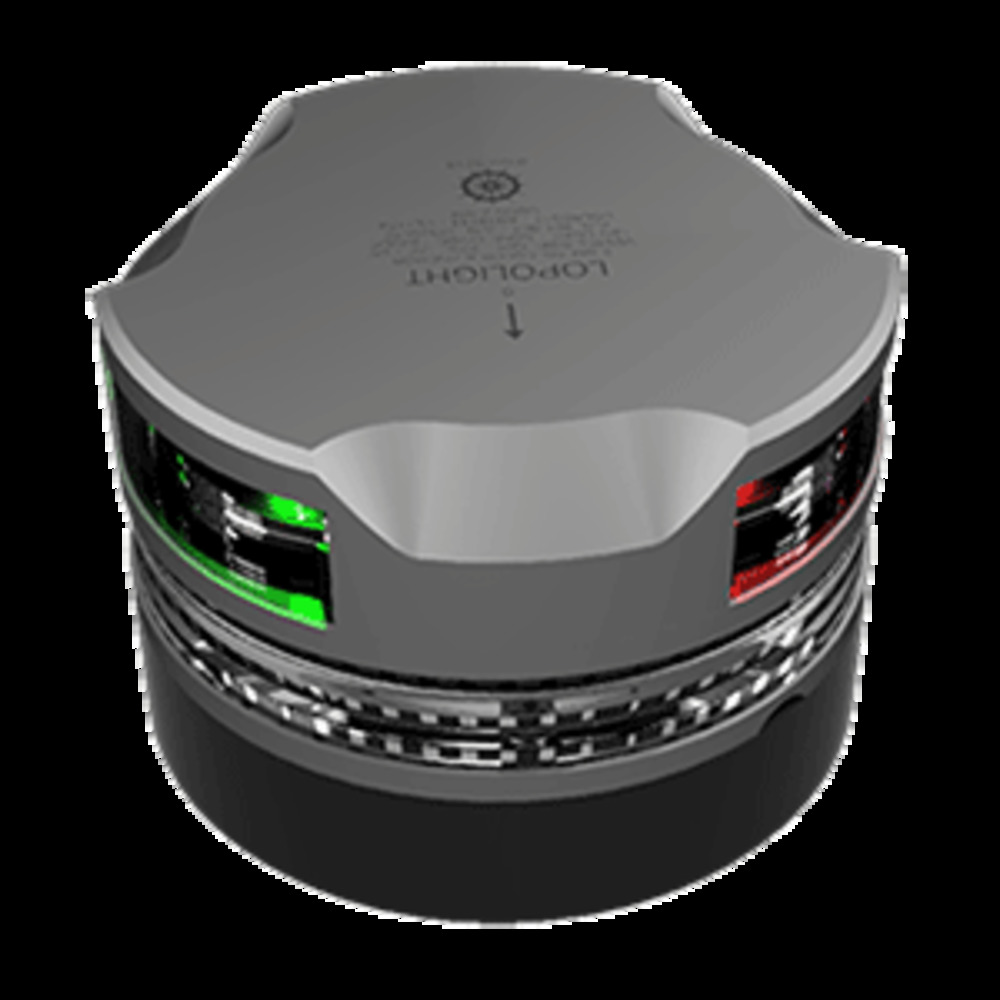 Lopolight Tri-Color Navigation Light w/Anchor Light and amp; Strobe - 2nm - Silver Housing