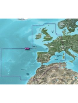 Garmin VEU722L Europe Atlantic Coast BlueChart g3 Vision