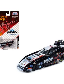 2019 Peak Chevrolet Camaro NHRA Funny Car John Force Night Under Fire John Force Racing 1/64 Diecast Model Car by Autoworld AWSP035