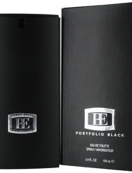 Portfolio Black Edt Spray 3.4 Oz For Men