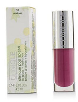 Clinique Pop Splash Lip Gloss + Hydration - # 18 Pinot Pop --4.3ml/0.14oz For Women