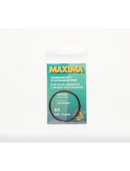 Maxima Knotless Tapered Leader 6x 7.5 ft Clear