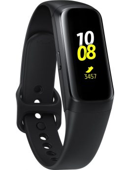 Samsung Galaxy Fit SM-R370 Smart Band - Wrist - Accelerometer, Gyro Sensor, Heart Rate Monitor - Push Notification, Clock Display, Sleep Monitor, Alarm - Sleep Quality, Stress, Heart Rate, Pace, Speed - 2 MB Standard Memory - 1 - 120 x 240 - Touchscreen