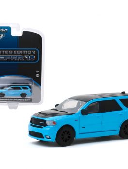 2018 Dodge Durango SRT Blue Pearl Coat and Black Limited Edition MOPAR "18 Hobby Exclusive 1/64 Diecast Model Car by Greenlight 30130