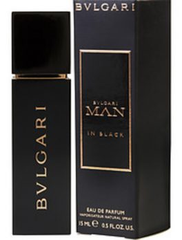 Bvlgari Man In Black Eau De Parfum Spray .5 Oz For Men