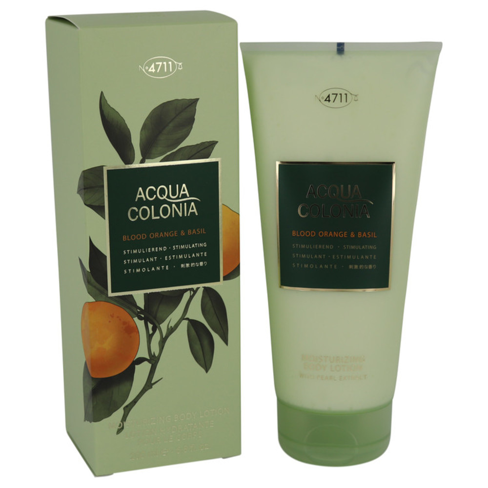 4711 Acqua Colonia Blood Orange and Basil By Maurer and Wirtz Body Lotion 6.8 Oz For Women
