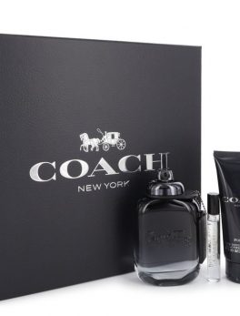 Coach By Coach Gift Set -- 3.3 Oz Eau De Toilette Spray + .25 Oz Mini Edt Spray + 3.3 Oz Shower Gel For Men