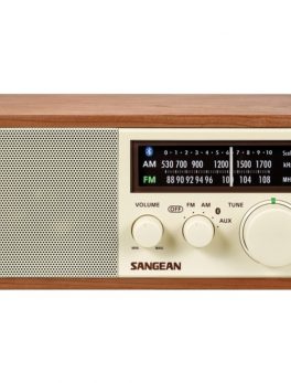 Sangean WR-16 AM/FM Bluetooth Wooden Cabinet Radio
