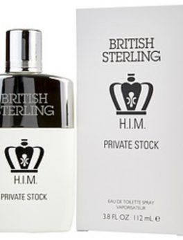 British Sterling Him Private Stock Edt Spray 3.8 Oz For Men