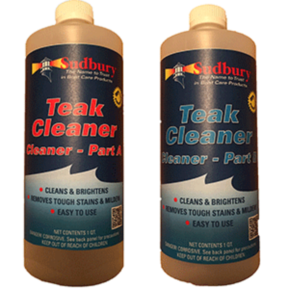 Sudbury Teak Cleaner Kit - 1-Quart Each of Part A and amp; Part B