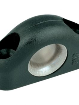 Ronstan Fairlead Black Plastic w/Stainless Steel Liner - 8.5mm (5/16") ID