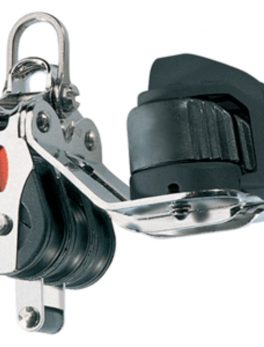 Ronstan Series 20 Ball Bearing Block - Triple - Becket - Cam Cleat - 2-Axis Shackle Head