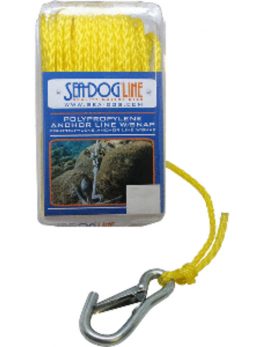 Sea-Dog Poly Pro Anchor Line w/Snap - 1/4" x 100 and #39; - Yellow