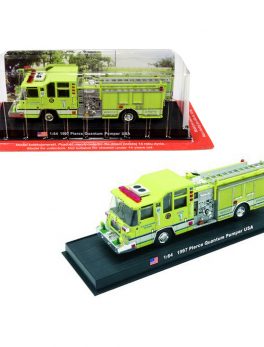 1997 Pierce Quantum Pumper Fire Rescue Engine (Palm Beach Gardens, California) 1/64 Diecast Model by Amercom ACGB08