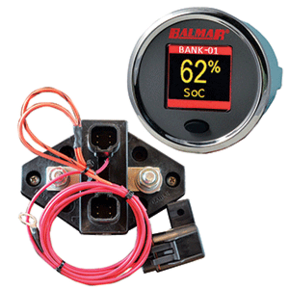 Balmar SG200 Battery Monitor Kit w/Display Shunt and amp; 10M Cable - 12-48 VDC