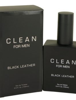 Clean Black Leather By Clean Eau De Toilette Spray 3.4 Oz For Men