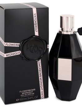 Flowerbomb Midnight By Viktor and Rolf Eau De Parfum Spray 3.4 Oz For Women