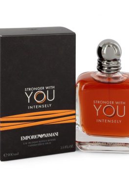 Stronger With You Intensely By Giorgio Armani Eau De Parfum Spray 3.4 Oz For Men